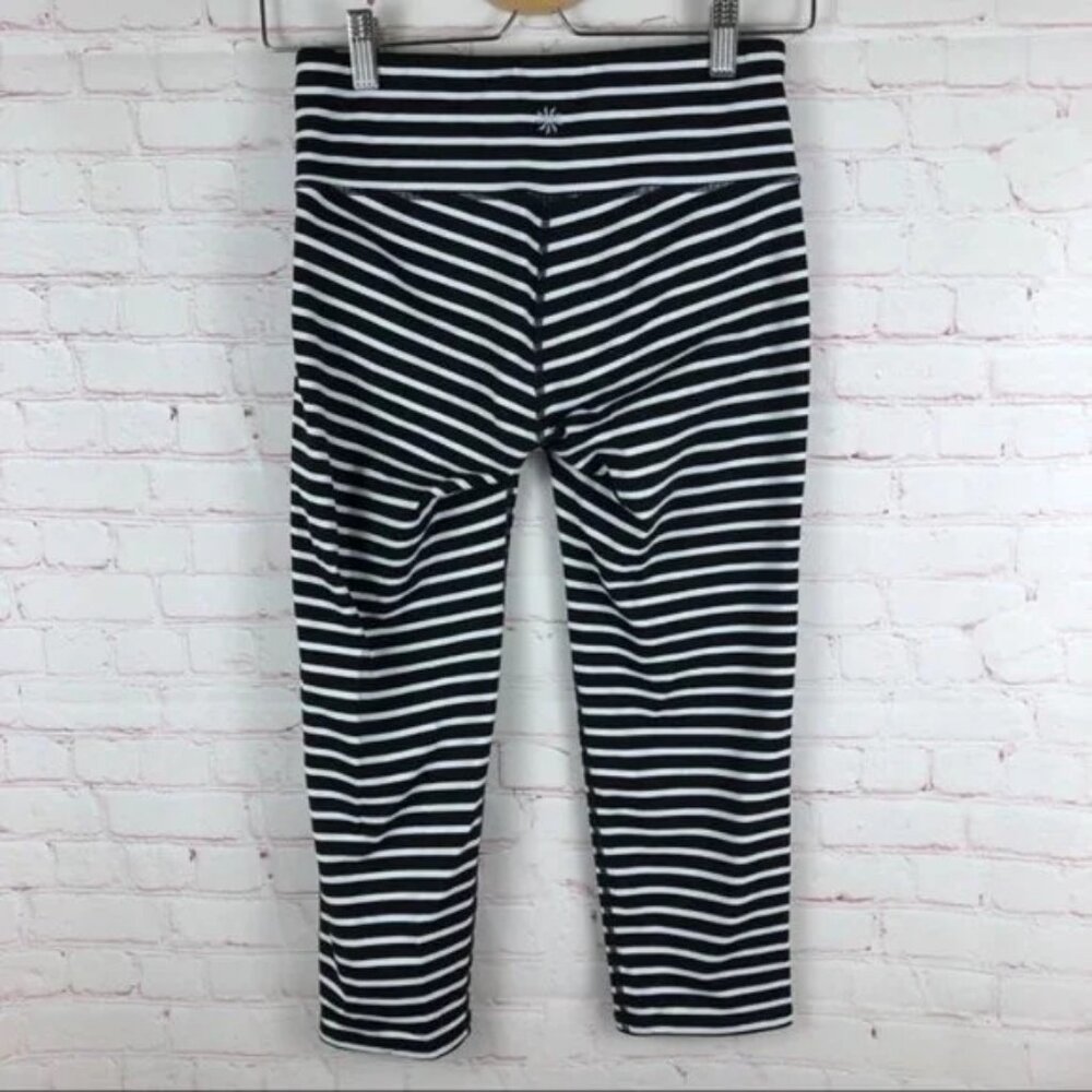 Athleta Stripes Chaturanga Capri Leggings I Small - Picture 5 of 5